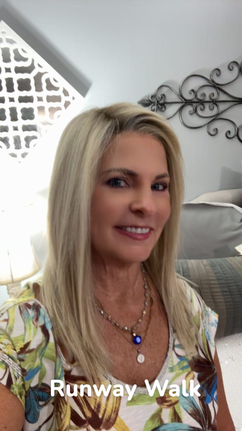 Customer photo review of RUNWAY WALK - Macadamia Blonde