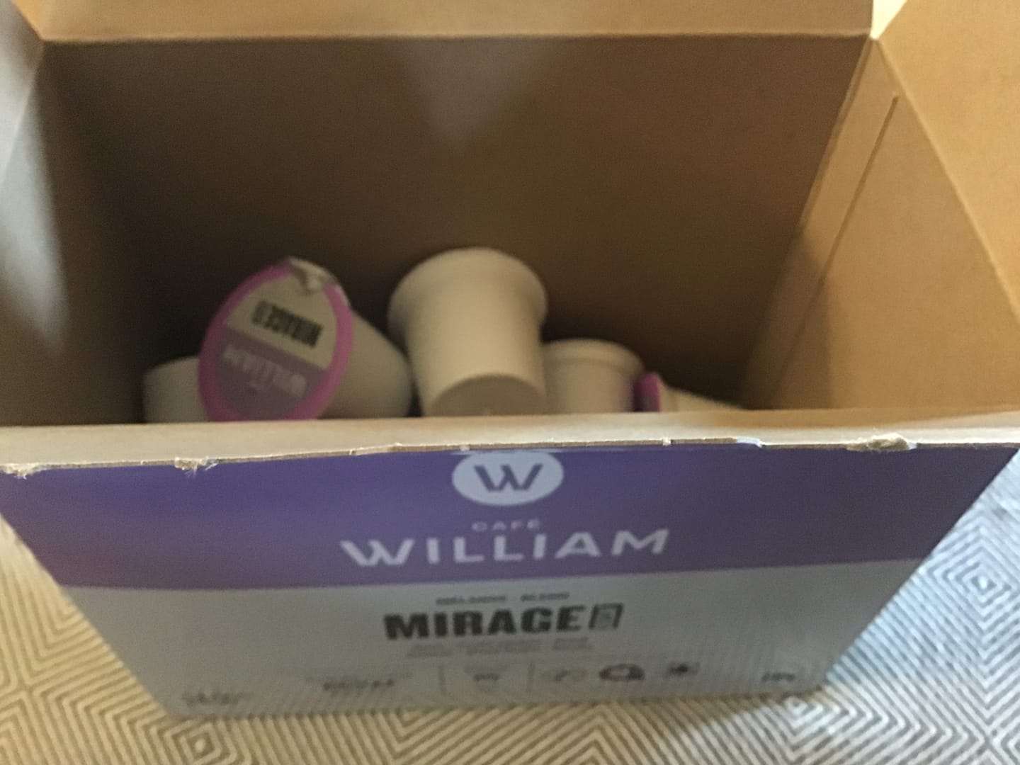 Customer photo review of MIRAGE K-CUPS