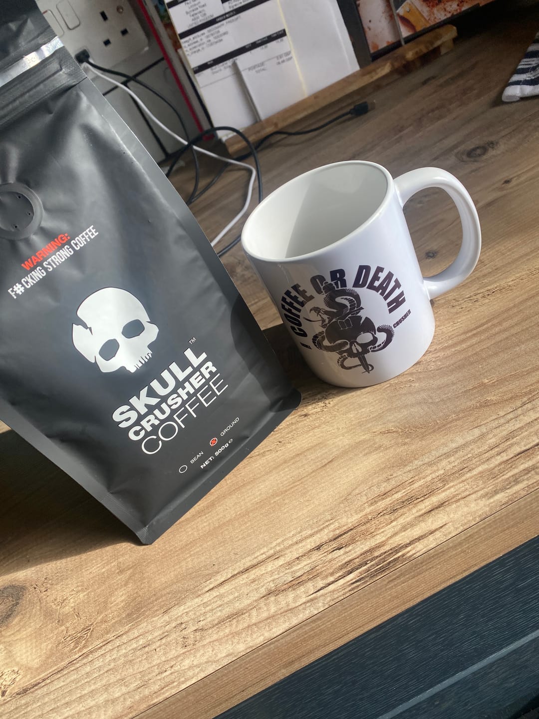 Customer photo review of High Caffeine Coffee