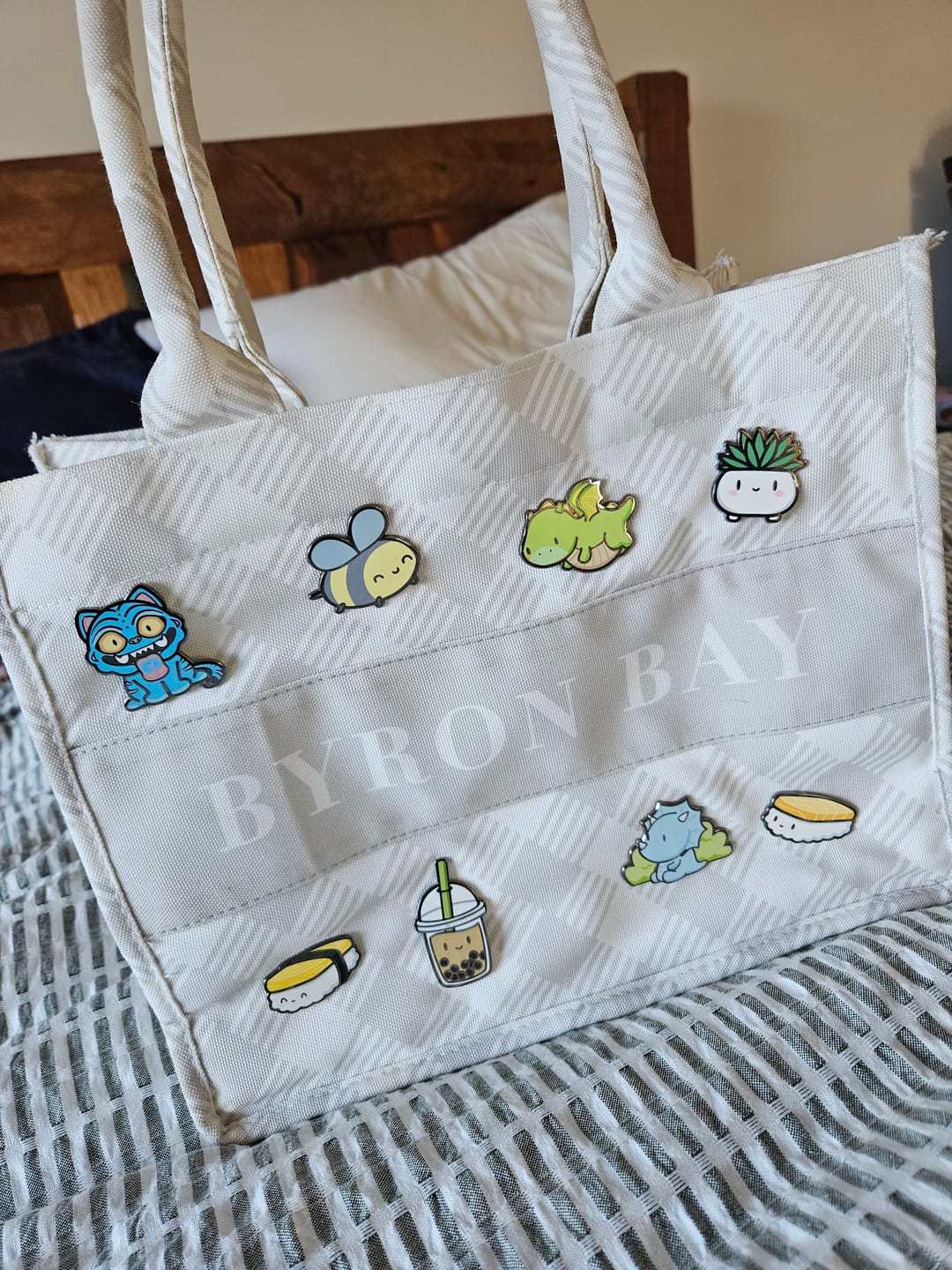 Customer photo review of Boba Die Cut Stickers