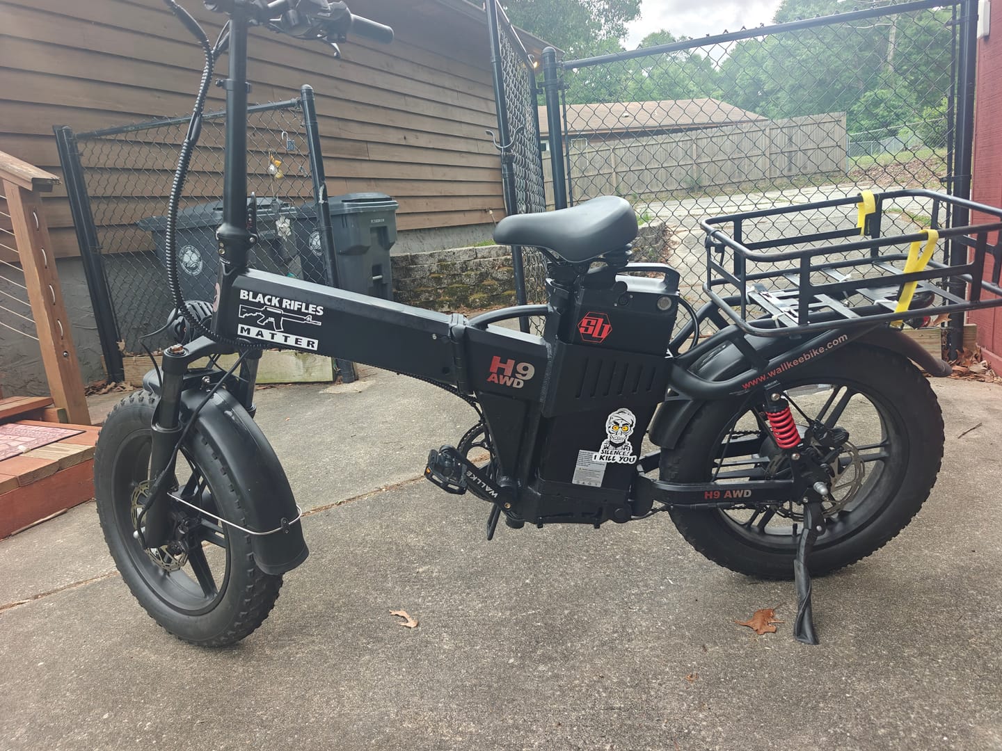 Customer photo review of Wallke H9 AWD | 3200W Folding Ebike 40/60/82Ah Battery