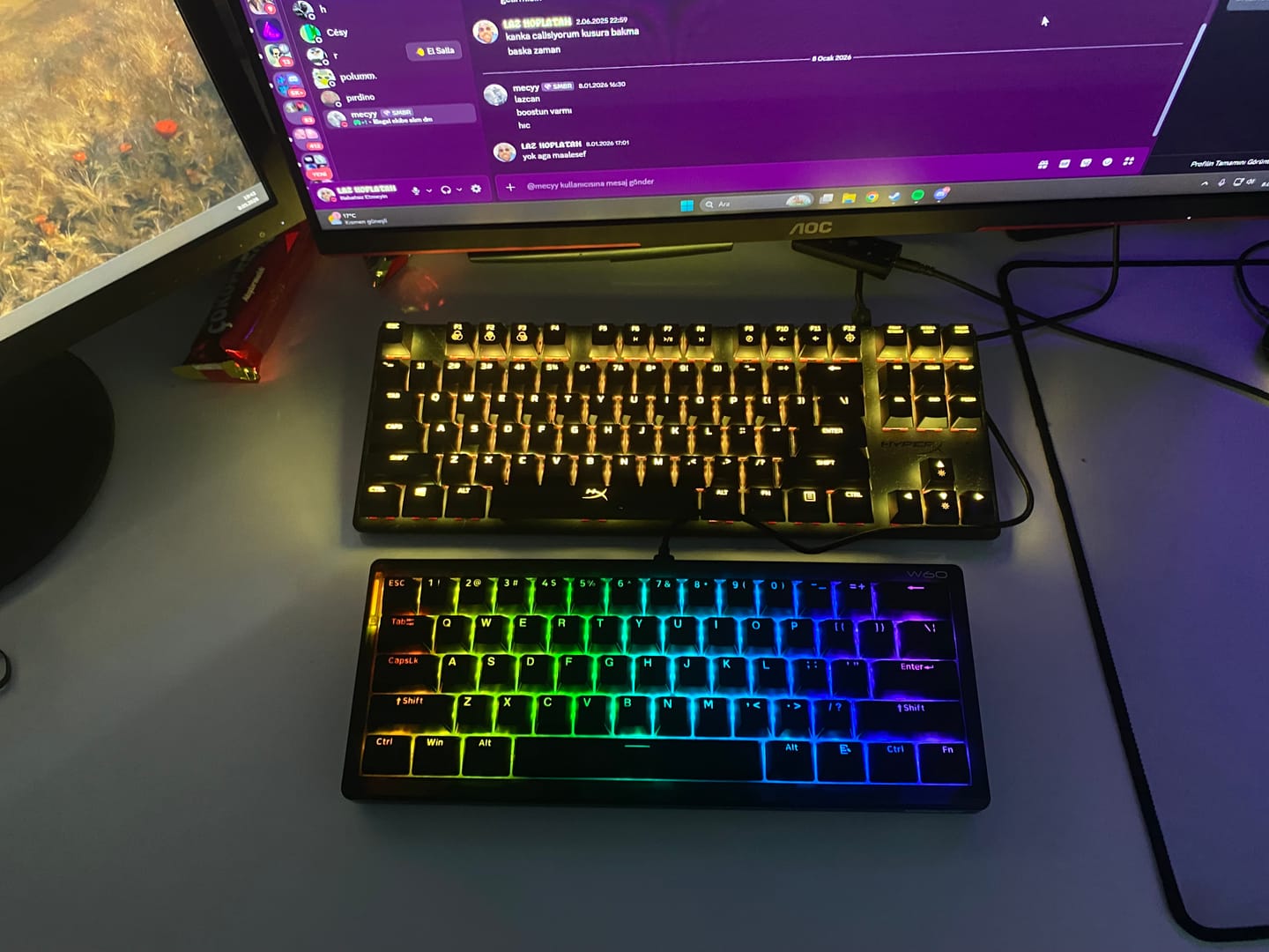Customer photo review of Wraith W60 Klavye (Manyetik Switch / HE)