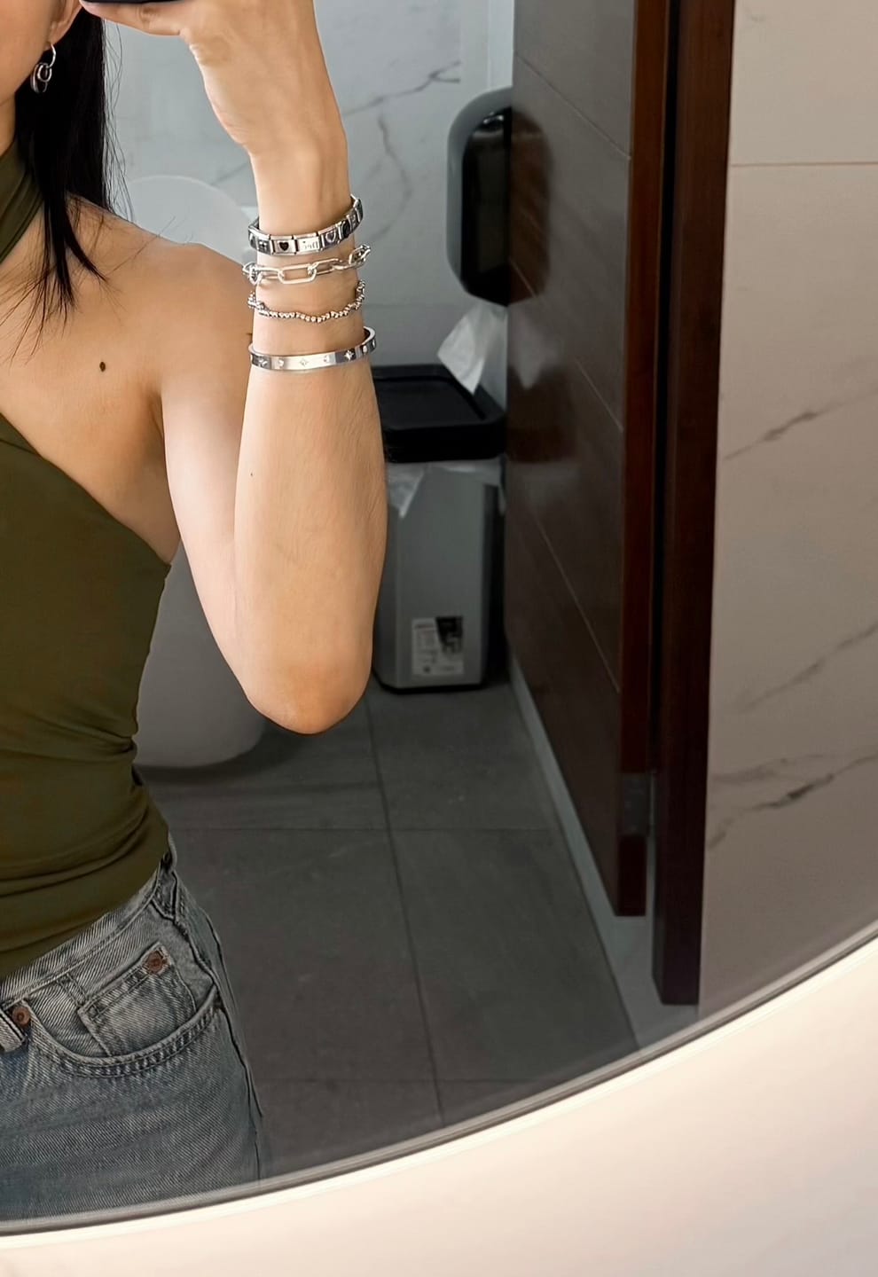 Customer photo review of Brazalete Con Destellos y Zirconias Redondas