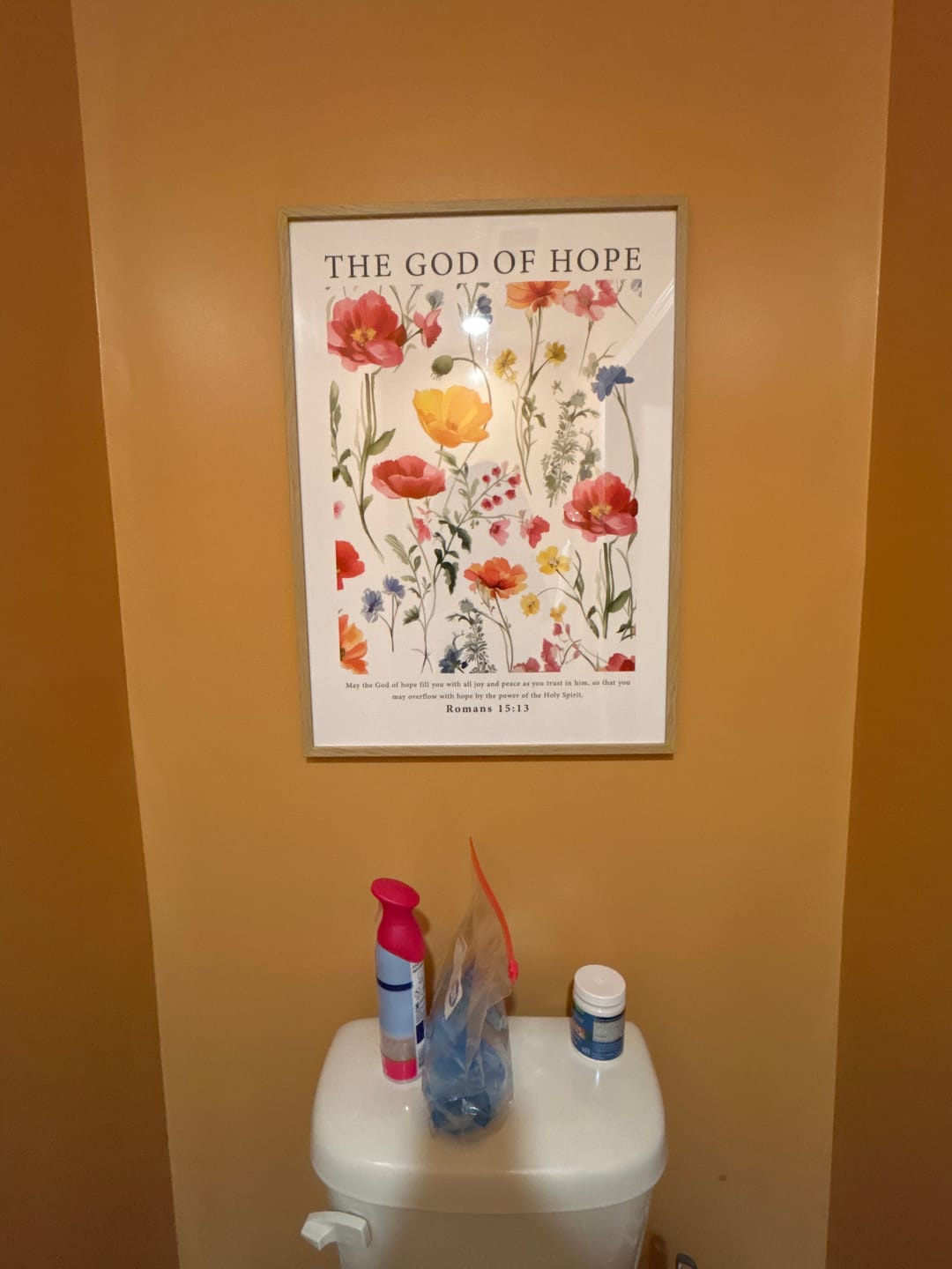Customer photo review of 'The God Of Hope' Print