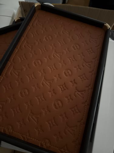 Customer photo review of CUSTOM LV SERVING TRAY (BROWN)