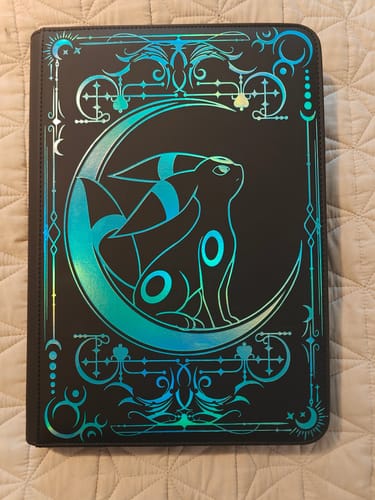 Customer photo review of Lunar Shadow Shiny 9-Pocket Trading Card Binder