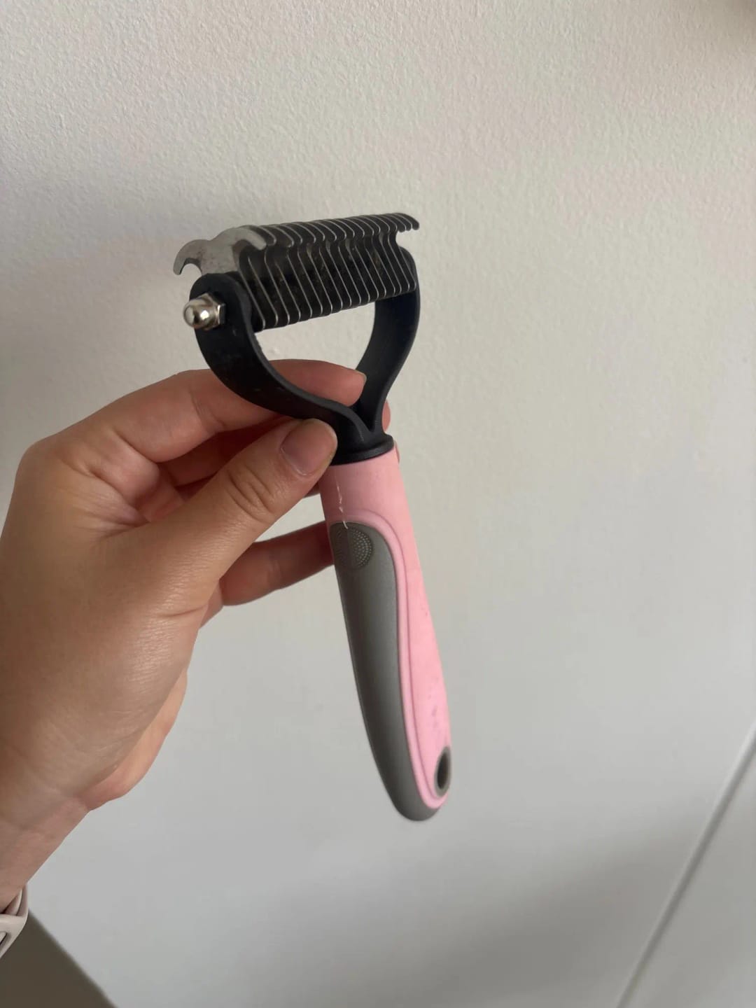 Customer photo review of FurFlow Dog Deshedding Undercoat Rake Brush | Ultimate Dog Grooming Tool