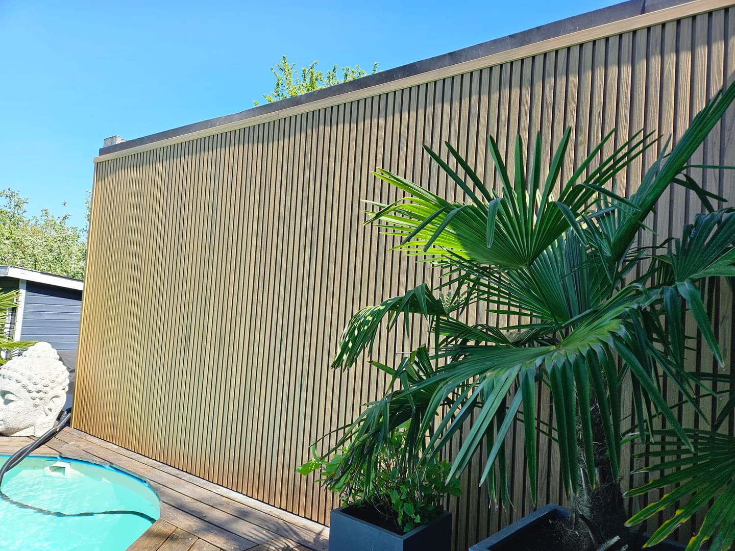 Customer photo review of Fassadenverkleidung Birke 290CM | Garten | 3D Holzmaserung