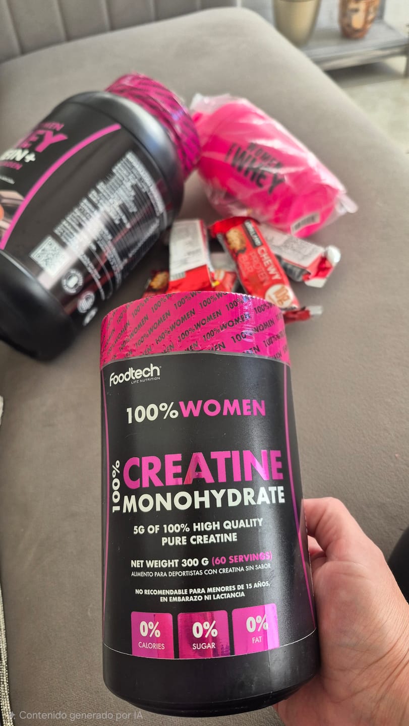 Customer photo review of Pack Women Whey Promocional - Foodtech