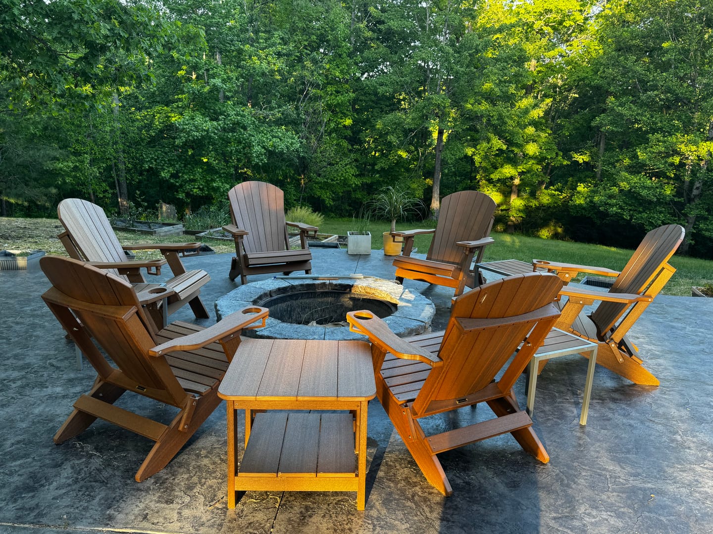Customer photo review of 22" Sq. Two Tier Side Table