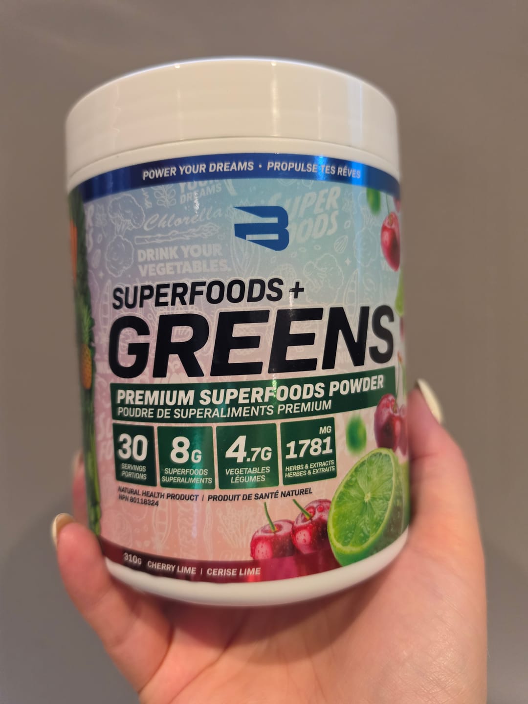 Customer photo review of Superfoods + Greens