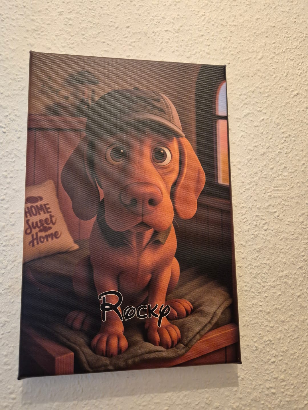 Customer photo review of Personalisierte Leinwand - Animiertes Portrait