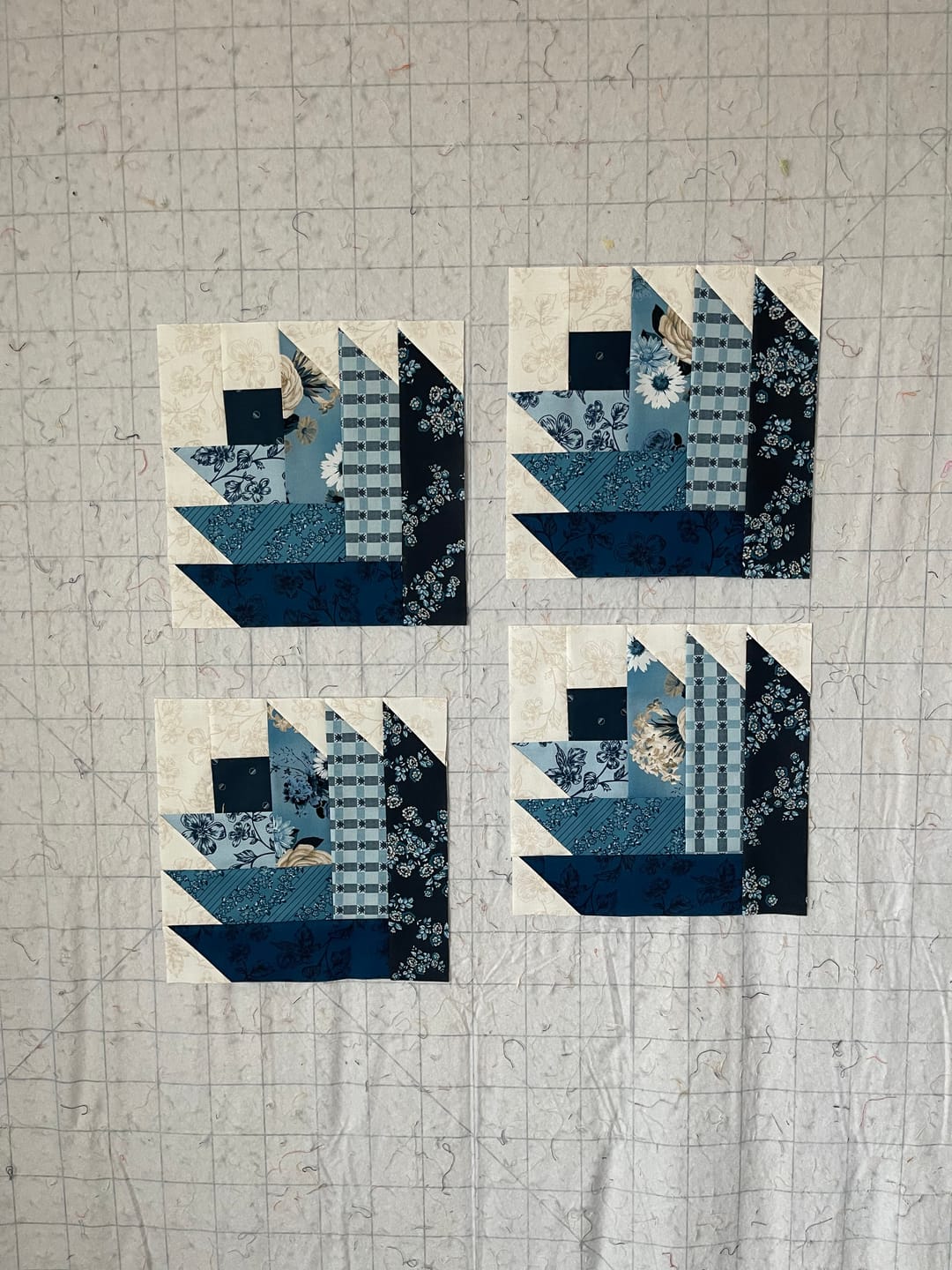 Customer photo review of Block Of The Month - Tulip Bellflower (104.5" x 104.5")