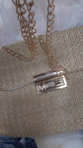 Customer photo review of Sac à Bandoulière Femme Tissé Main Style Old Money Élégant - Sac Manon