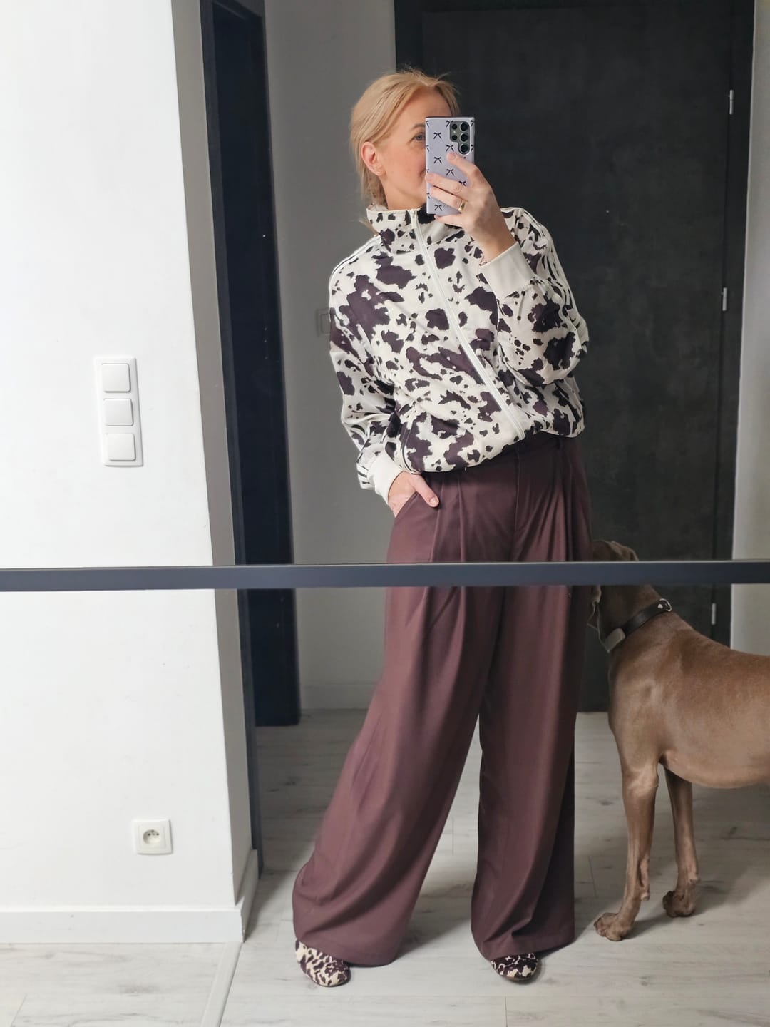 Customer photo review of Spodnie Lagos brown