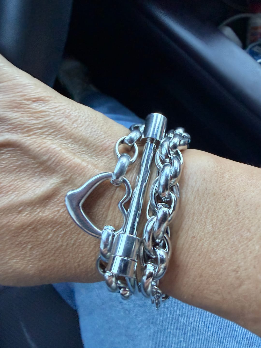 Customer photo review of Audra Bracelet Stack
