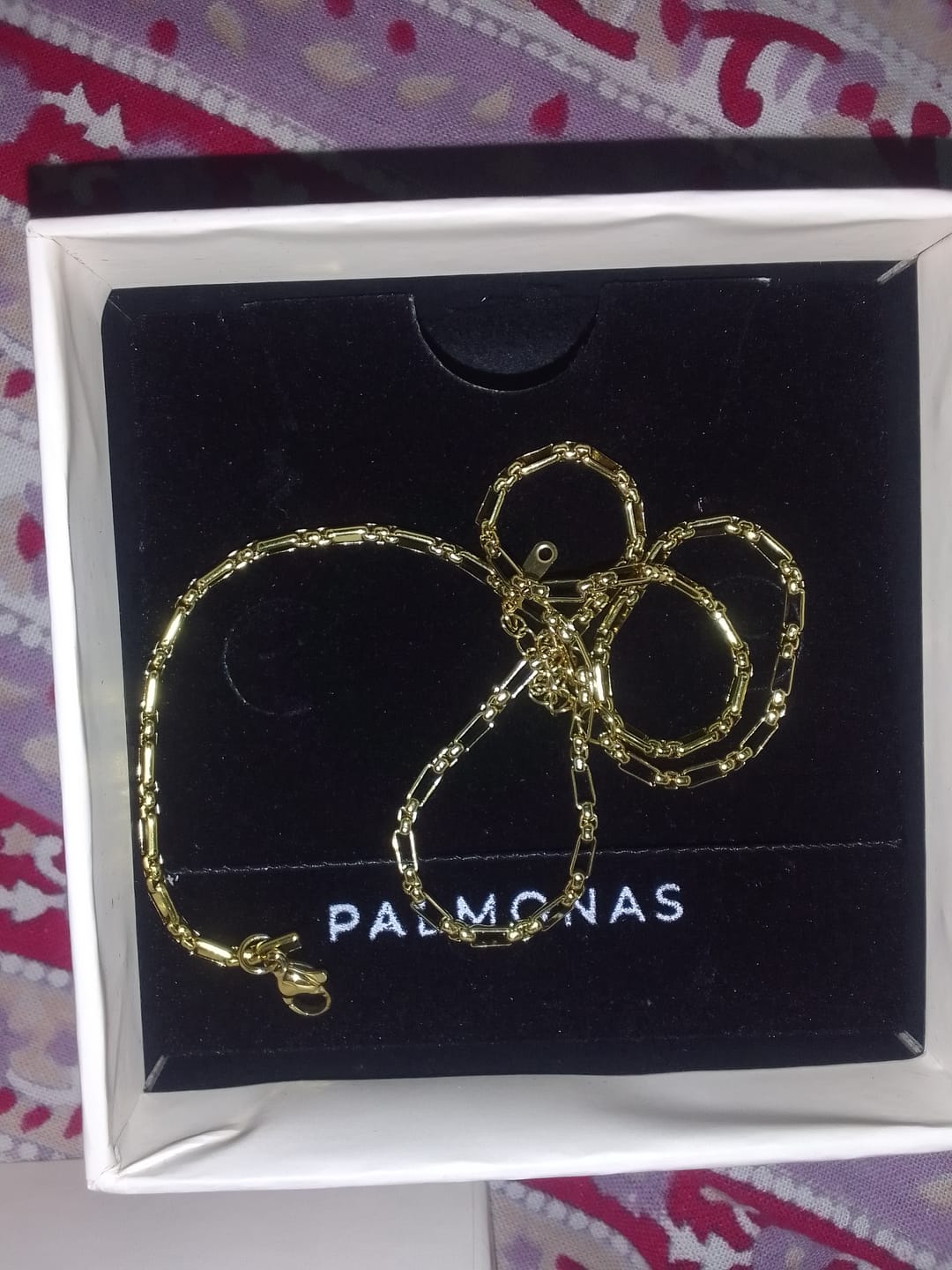 Customer photo review of Dainty Minimal Rope Chain