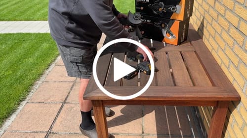 Customer video review of 18V Cordless Brushless Angle Grinder 125mm