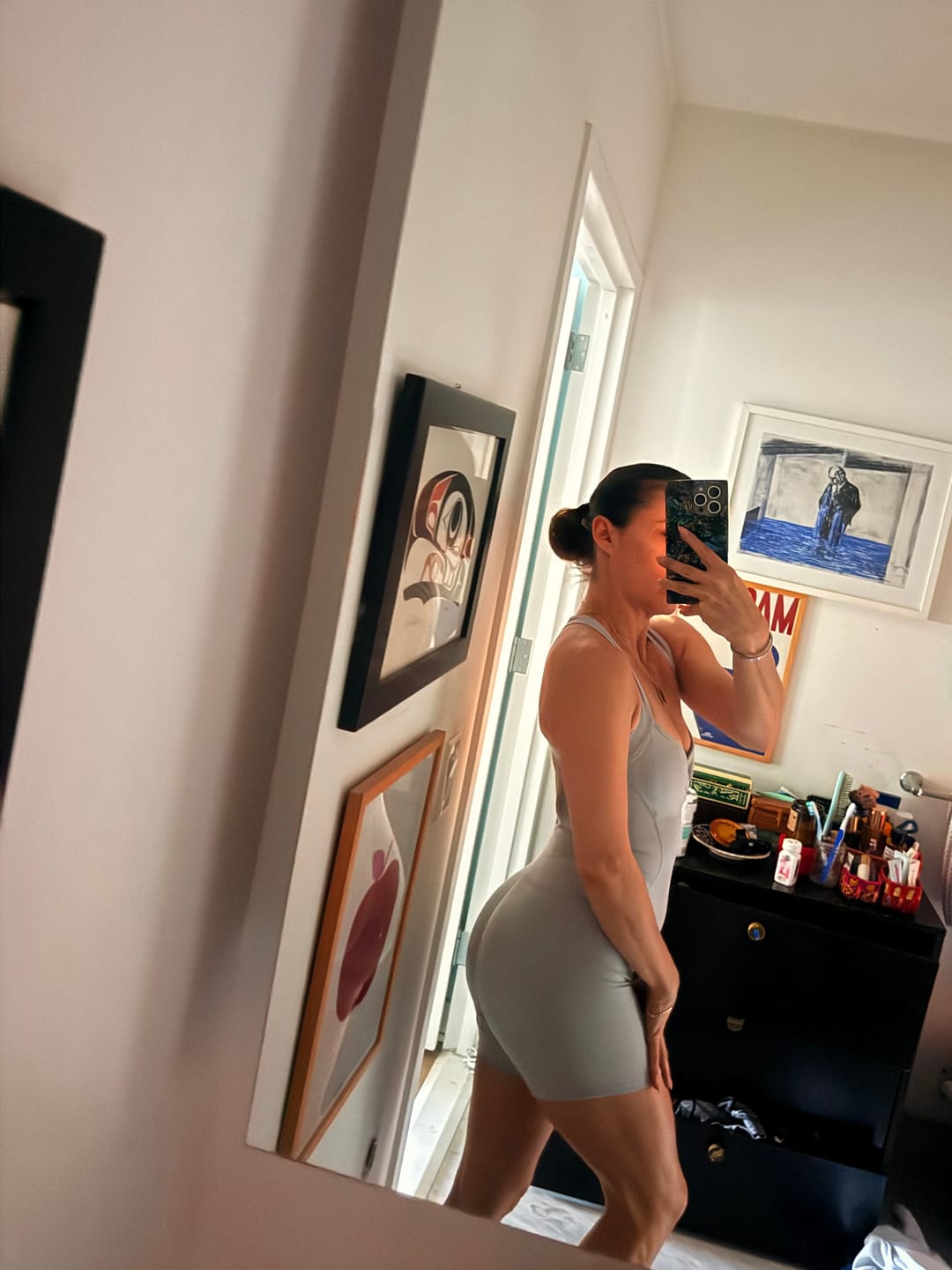 Customer photo review of The Halter Onesie / Black