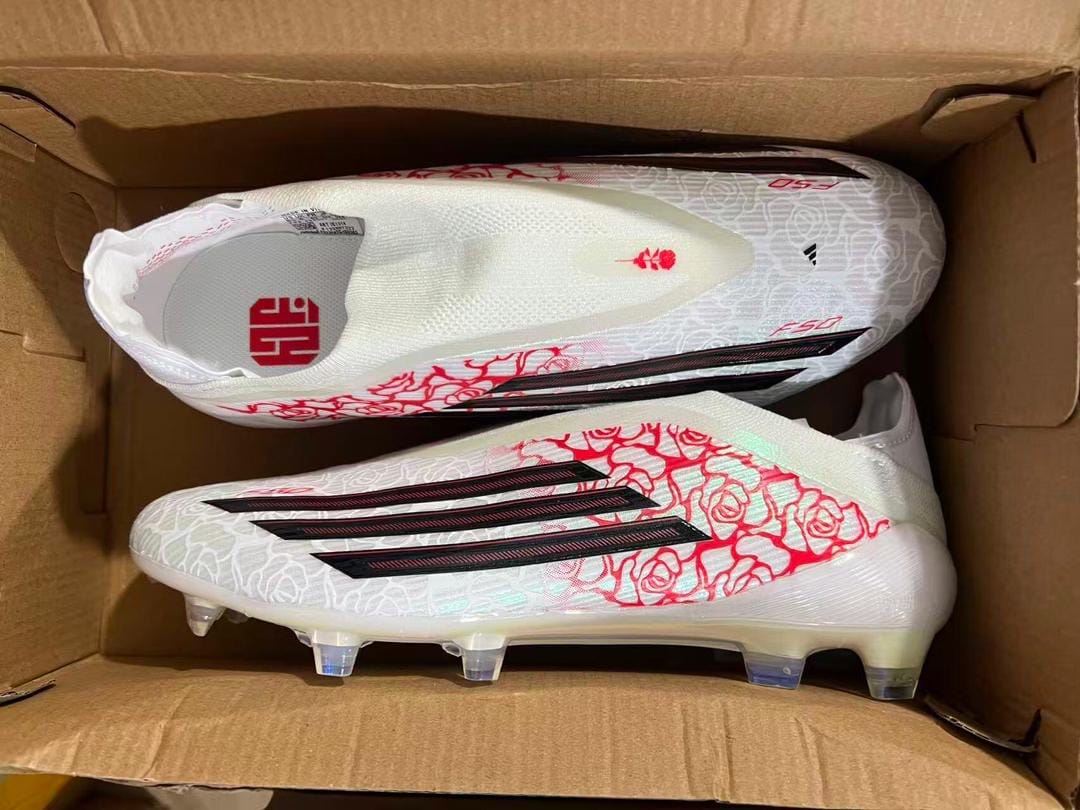 Customer photo review of adidas F50 x LAMINE YAMAL Elite FG - White Pink