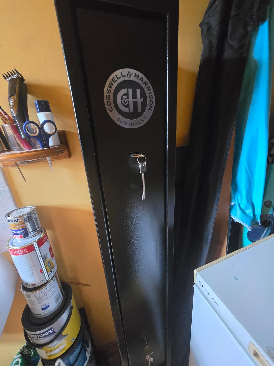 Customer photo review of Cogswell and Harrison 3 Gun Safe