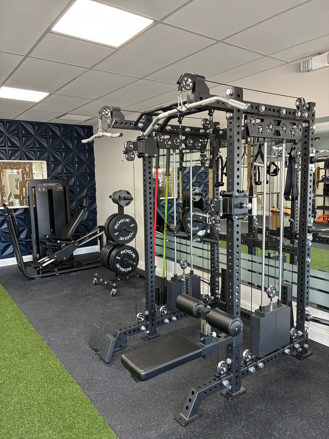 Customer photo review of HD1 Squat Rack Functional Trainer