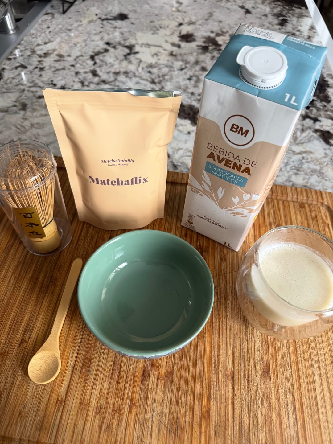 Customer photo review of Té Matcha Vainilla Premium