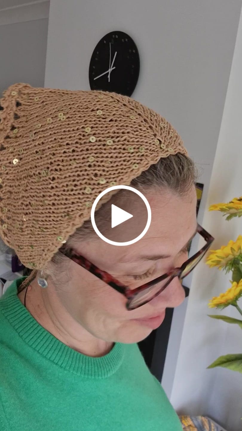Customer video review of YarnArt Cotton Gold Paillettes