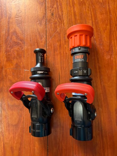 Customer photo review of Colored Handle Covers for TFT Nozzles, KIT
