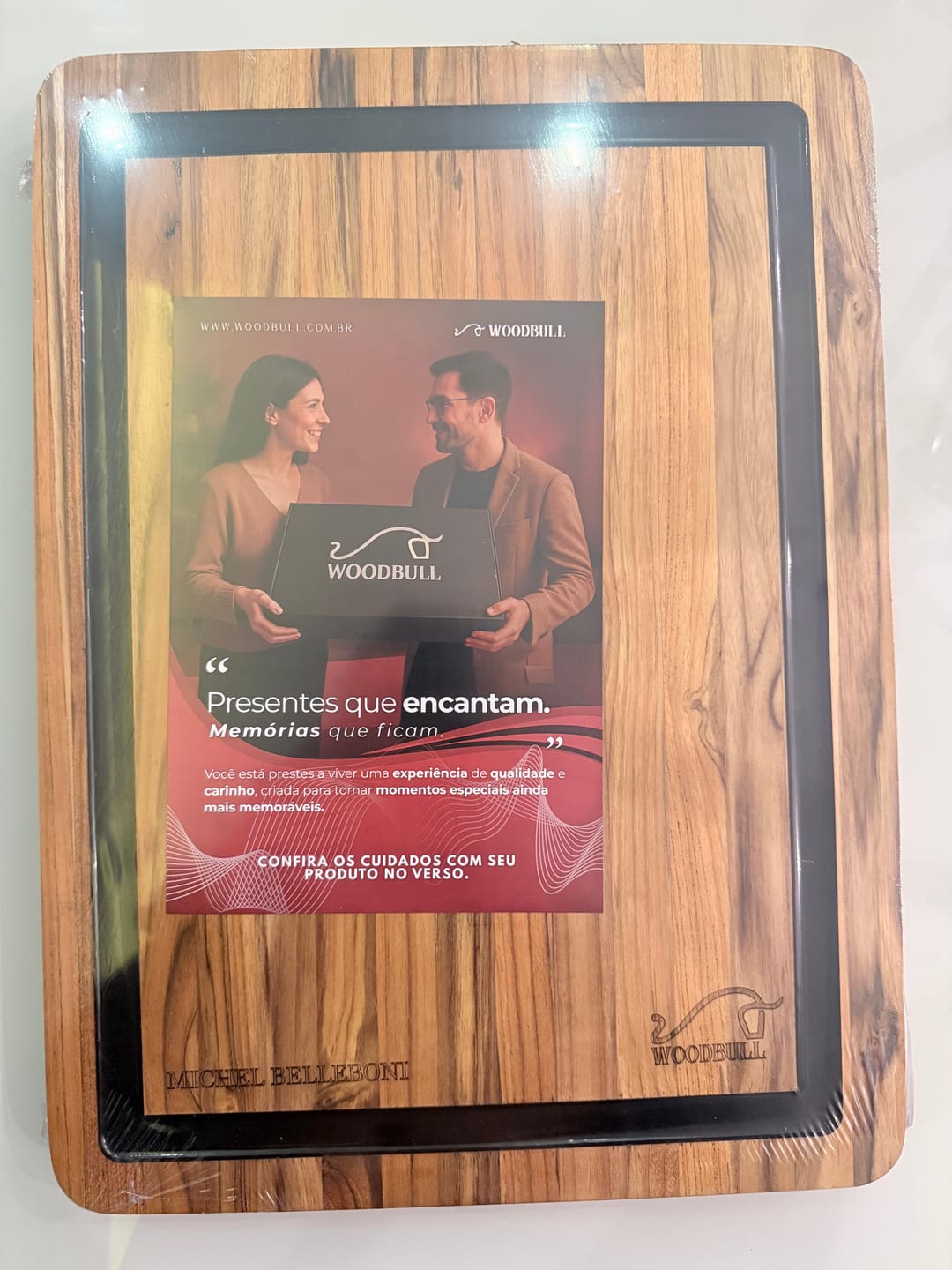 Customer photo review of Tábua de Churrasco Personalizada Traditional Bbq Black