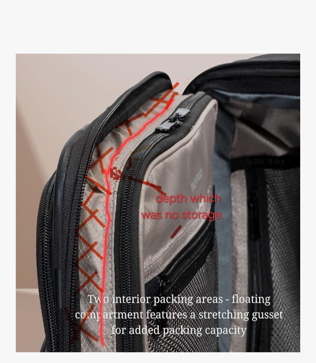 Customer photo review of Flight Essentials Softside Carry-On, Black