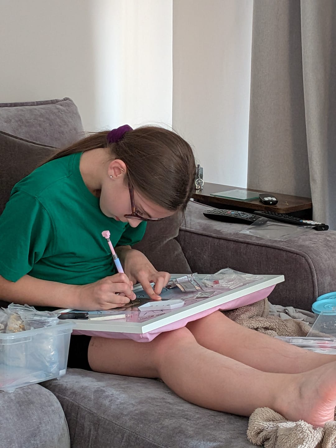 Customer photo review of Harry Potter Crystal Art Stickers 001-050