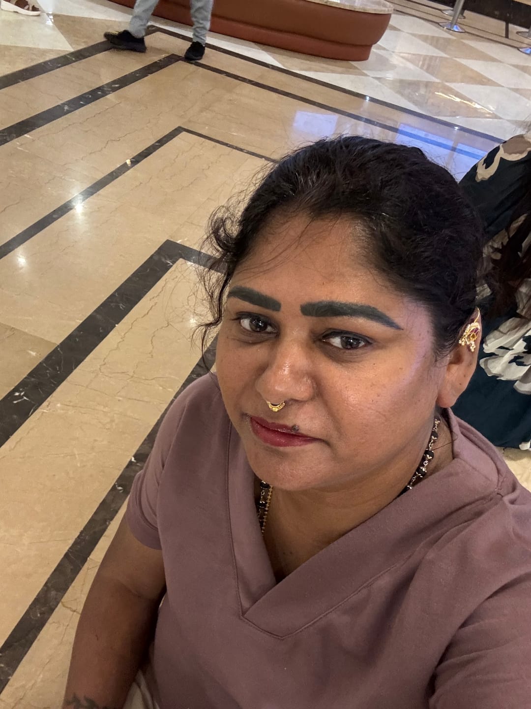 Customer photo review of Shruti 22k Gold Plated Earcuff