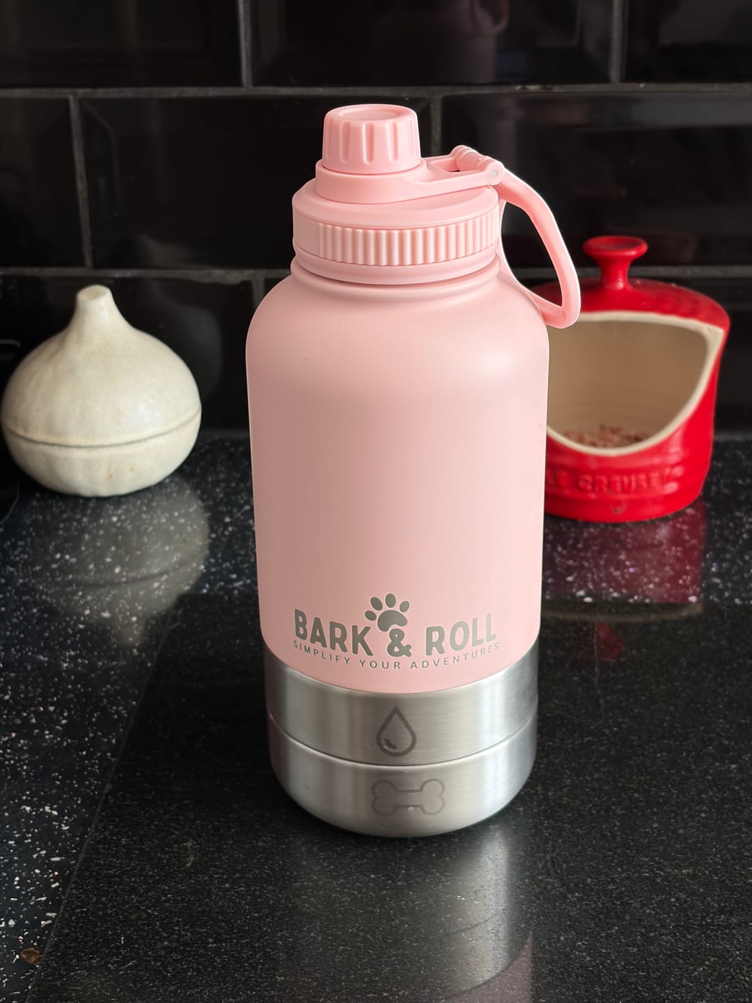 Customer photo review of 3-in-1 Portable Water Bottle