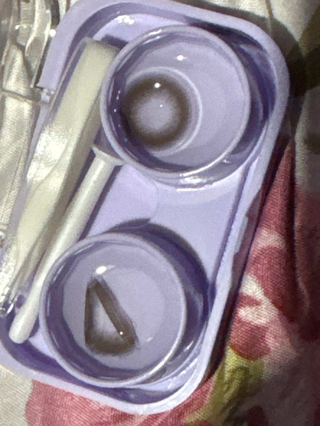 Customer photo review of Stormy Hazel Colored Contact Lenses