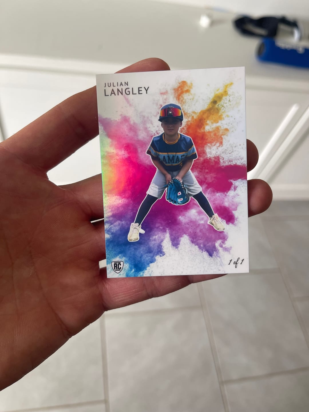 Customer photo review of Custom Card