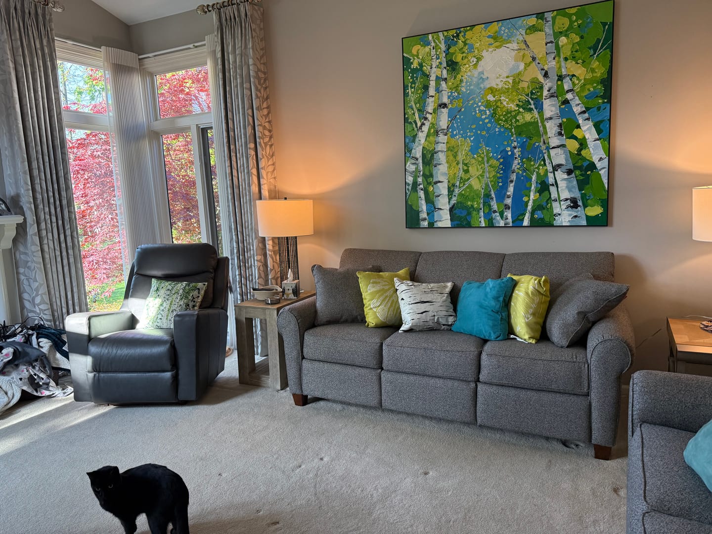 Customer photo review of Tree Abstract Textured Wall Art #TP037