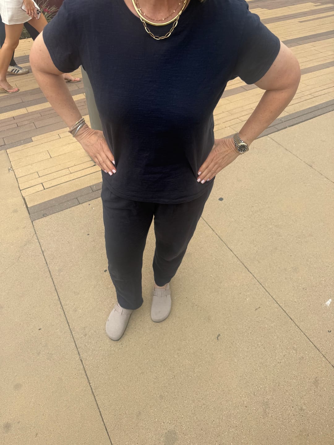 Customer photo review of Sunset Pant in Slub Cotton