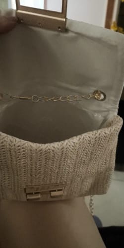 Customer photo review of Sac à Bandoulière Femme Tissé Main Style Old Money Élégant - Sac Manon