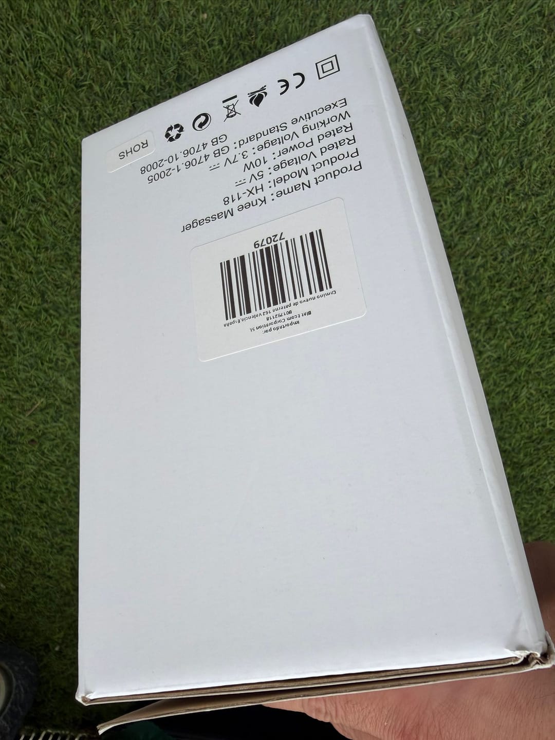 Customer photo review of Masajeador de Rodillas con vibración