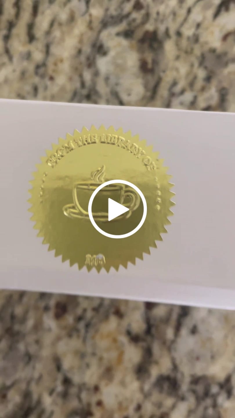 Customer video review of My Book Embosser – Custom Book Embosser