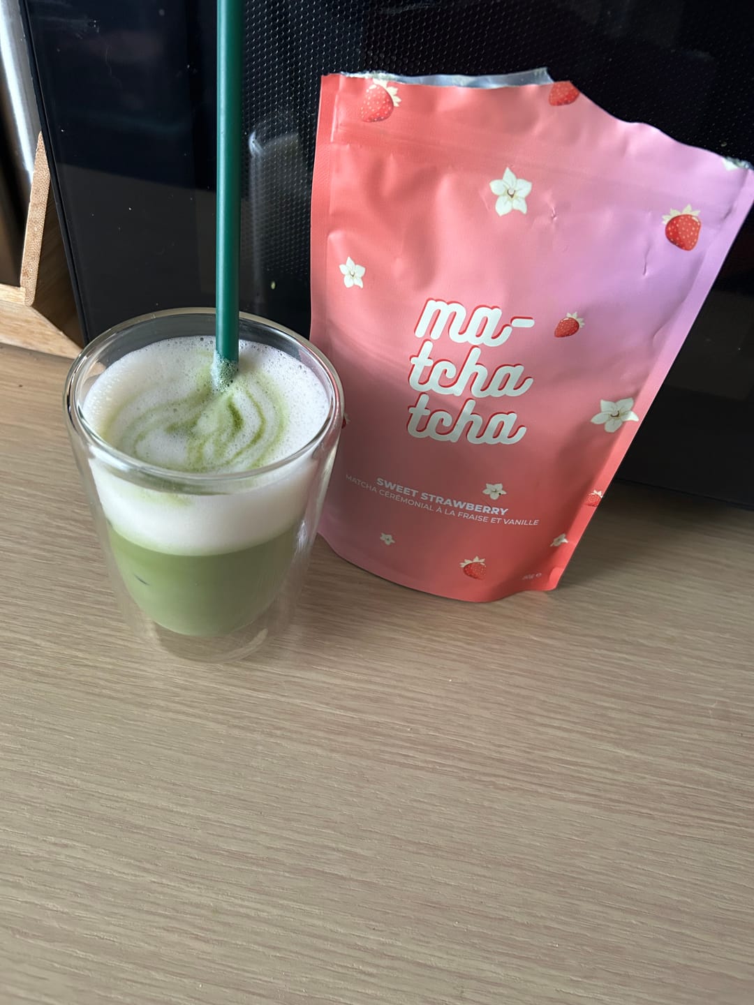 Customer photo review of Pack découverte - Matcha Sweet Strawberry 🍓🍦