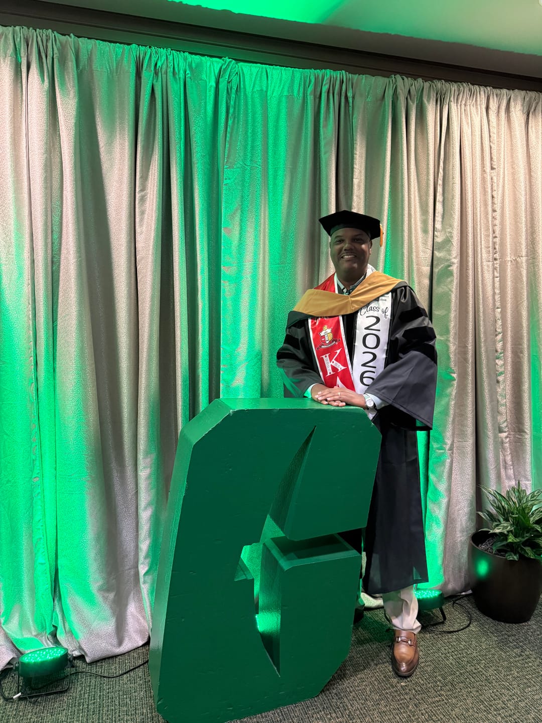 Customer photo review of Personalize Kappa Alpha Psi Mix University Red Graduation Stole School And Org Style