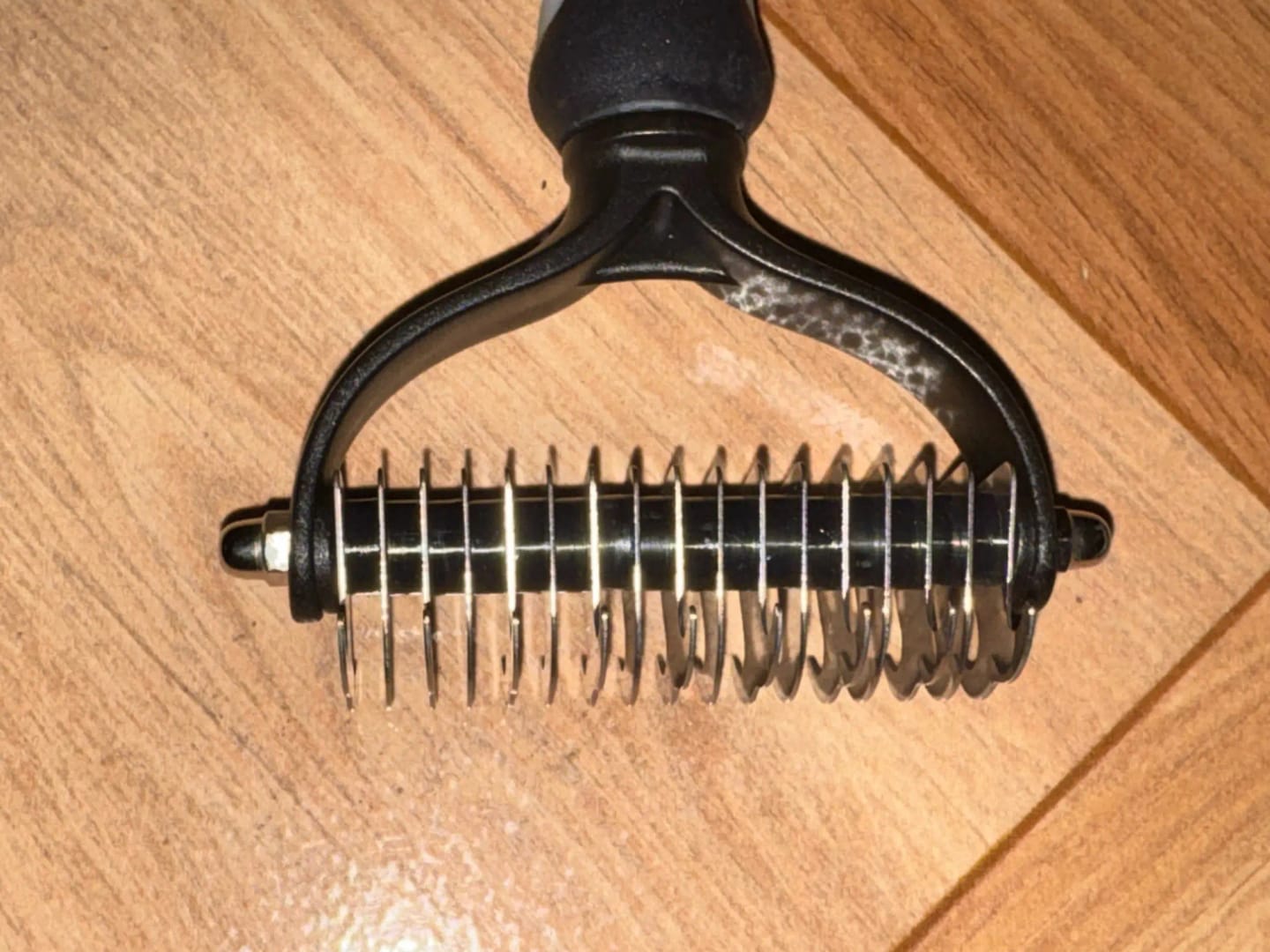 Customer photo review of FurFlow Dog Deshedding Undercoat Rake Brush | Ultimate Dog Grooming Tool