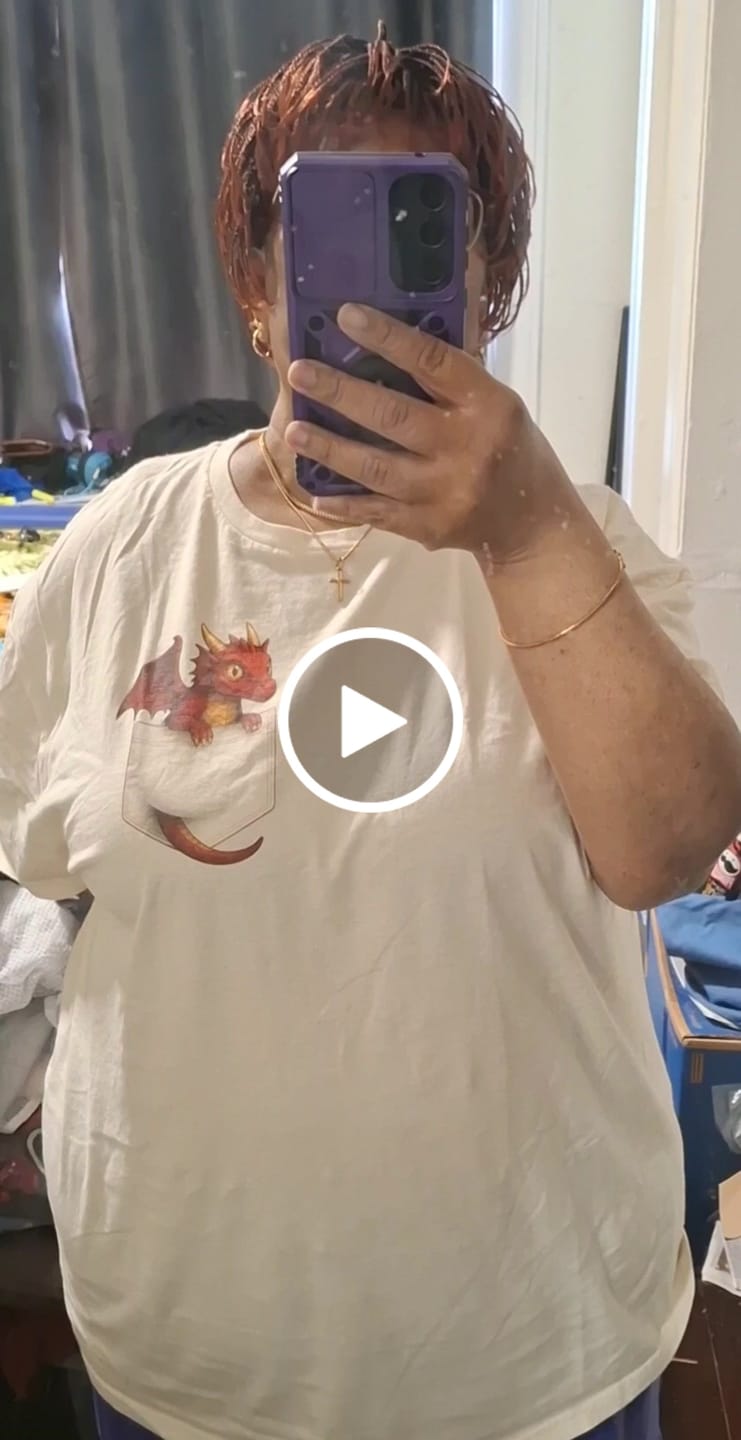 Customer video review of Red Pocket Dragon T-Shirt