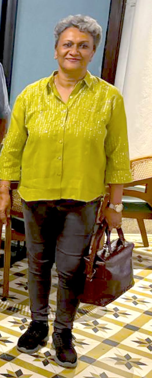 Customer photo review of Shimmer Strings Shirt