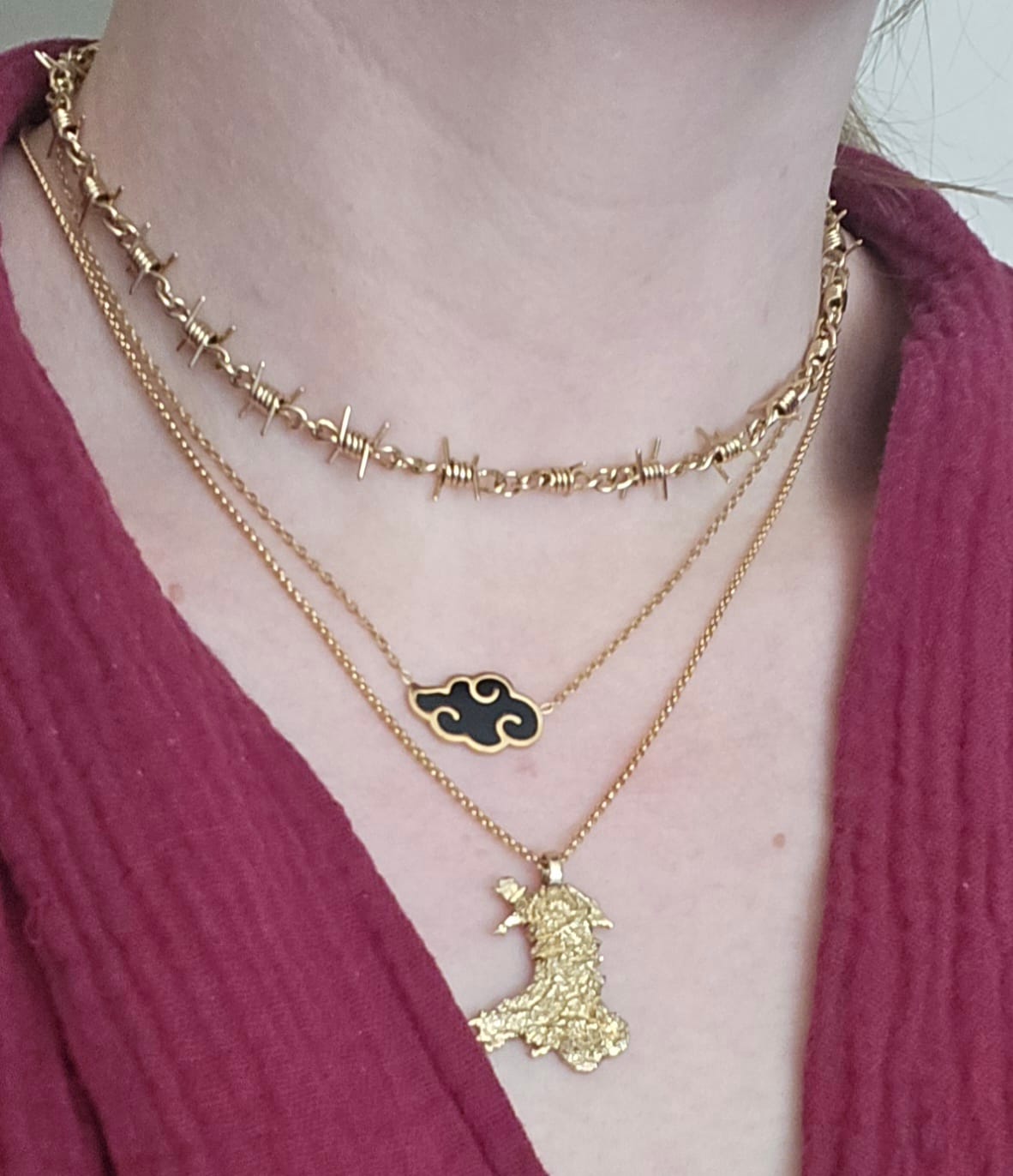 Customer photo review of Barbed Wire Choker