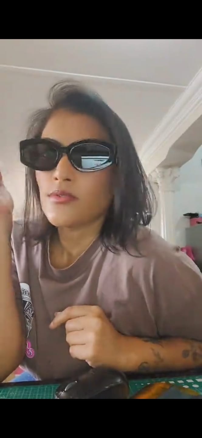 Customer photo review of Black Blanco Sunglasses