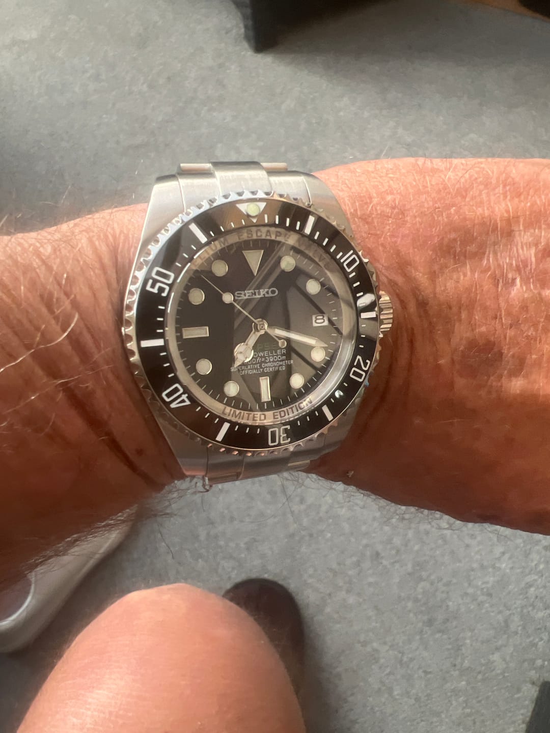 Customer photo review of Seikomariner  Deep Sea