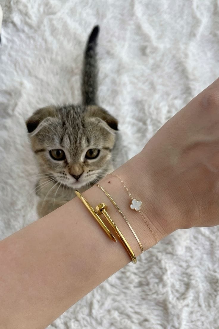 Customer photo review of MX Linéa Clou bracelet, classic model